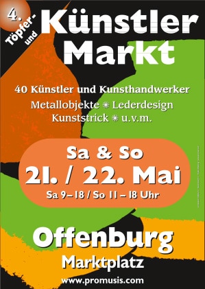 Töpfer- und Künstlermarkt Offenburg